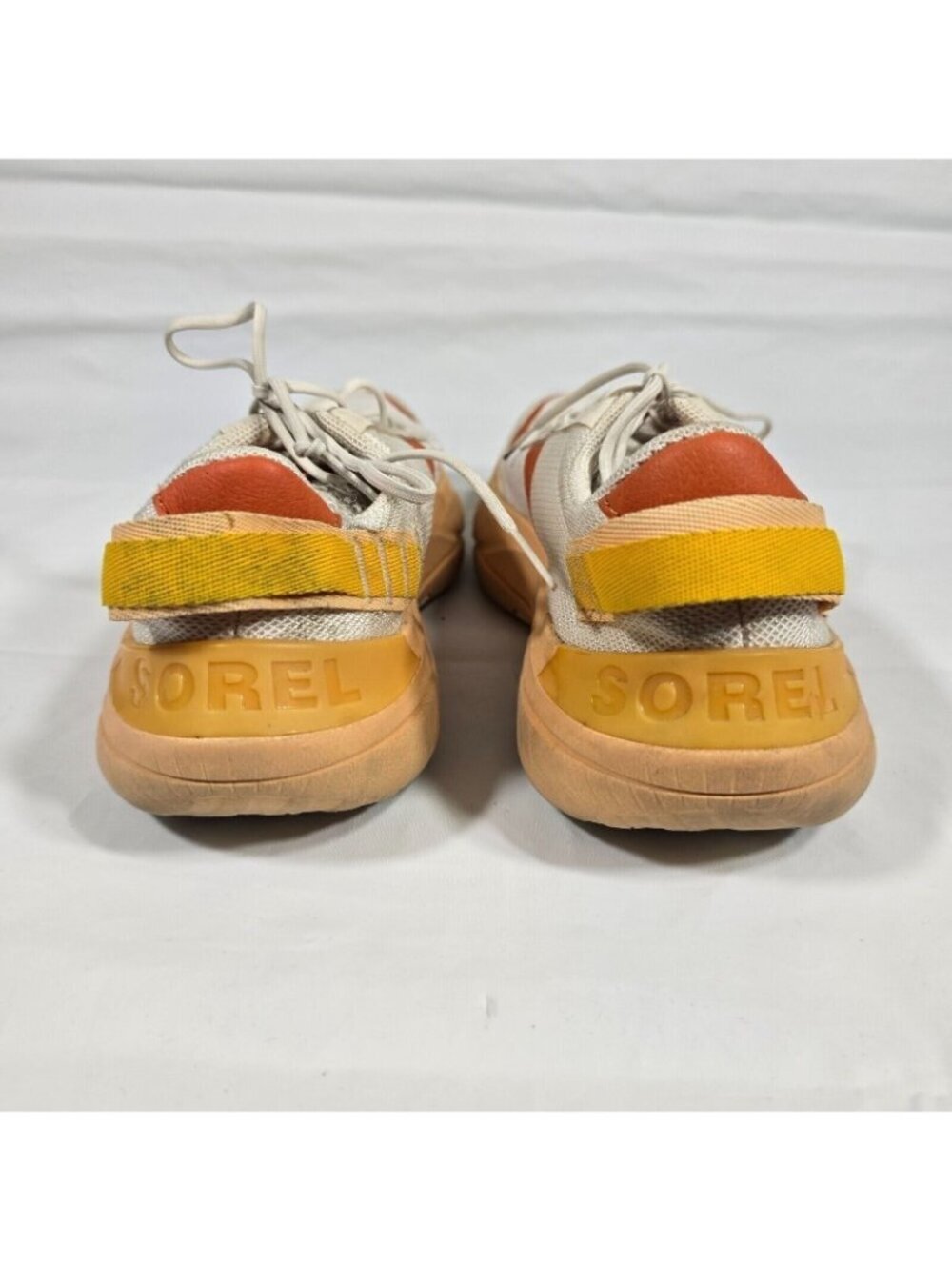 Sorel Explorer Blitz Stride Running Shoes Women Size 7 Athletic Orange Lace Up - Picture 9 of 10